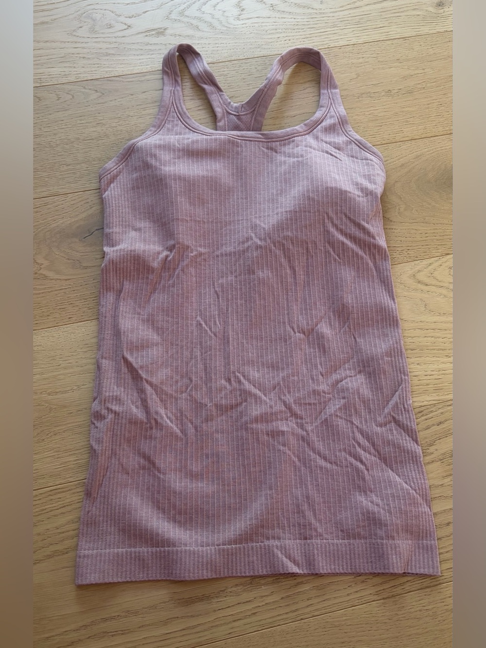 Lululemon Ebb to Street tank  Moss Rose size 4